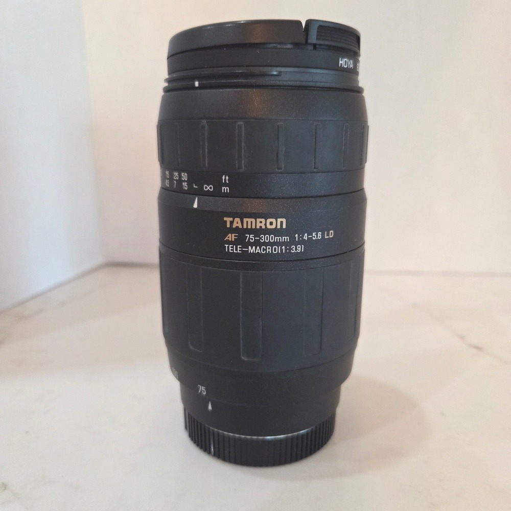 Tamron AF 75-300mm 1:4-5.6 LD TeleMacro Camera Lens 672D Black Sony A Minolta AF